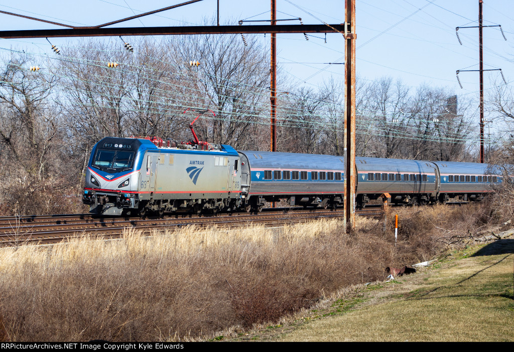 AMTK ACS-64 #613 on "Pennsylvanian" No. 43